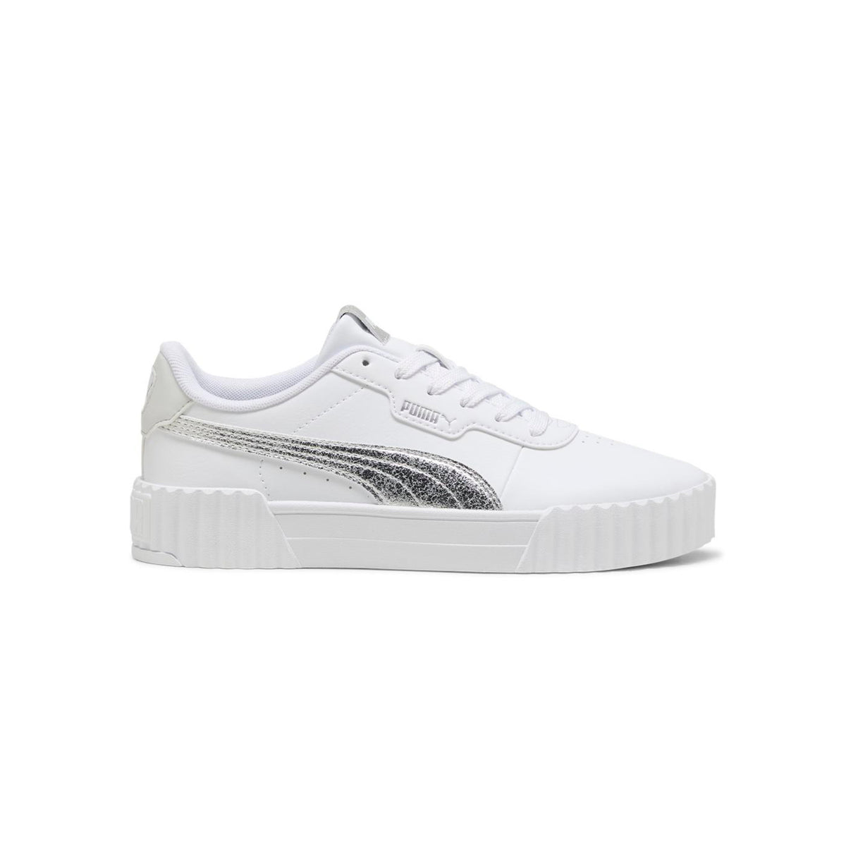 Zapatillas Puma Mujer Carina 3 Metallic Blanco