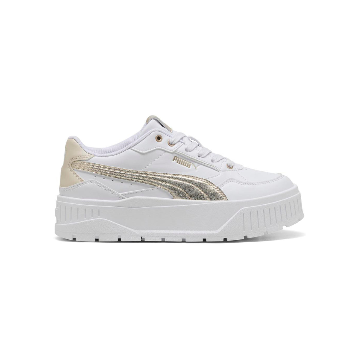 Zapatillas Puma Mujer Karmen II Idol Metallic Blanco
