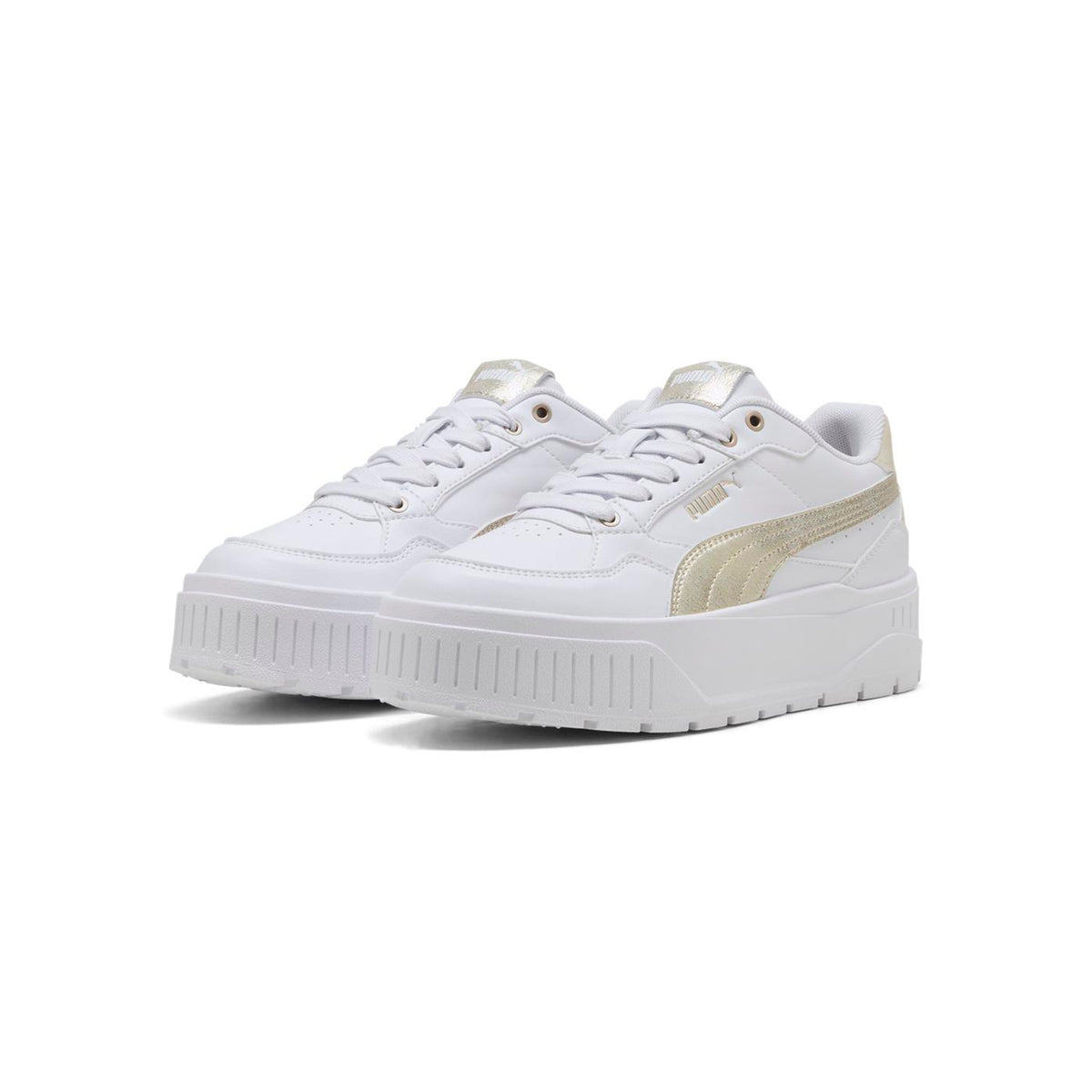 Zapatillas Puma Mujer Karmen II Idol Metallic Blanco