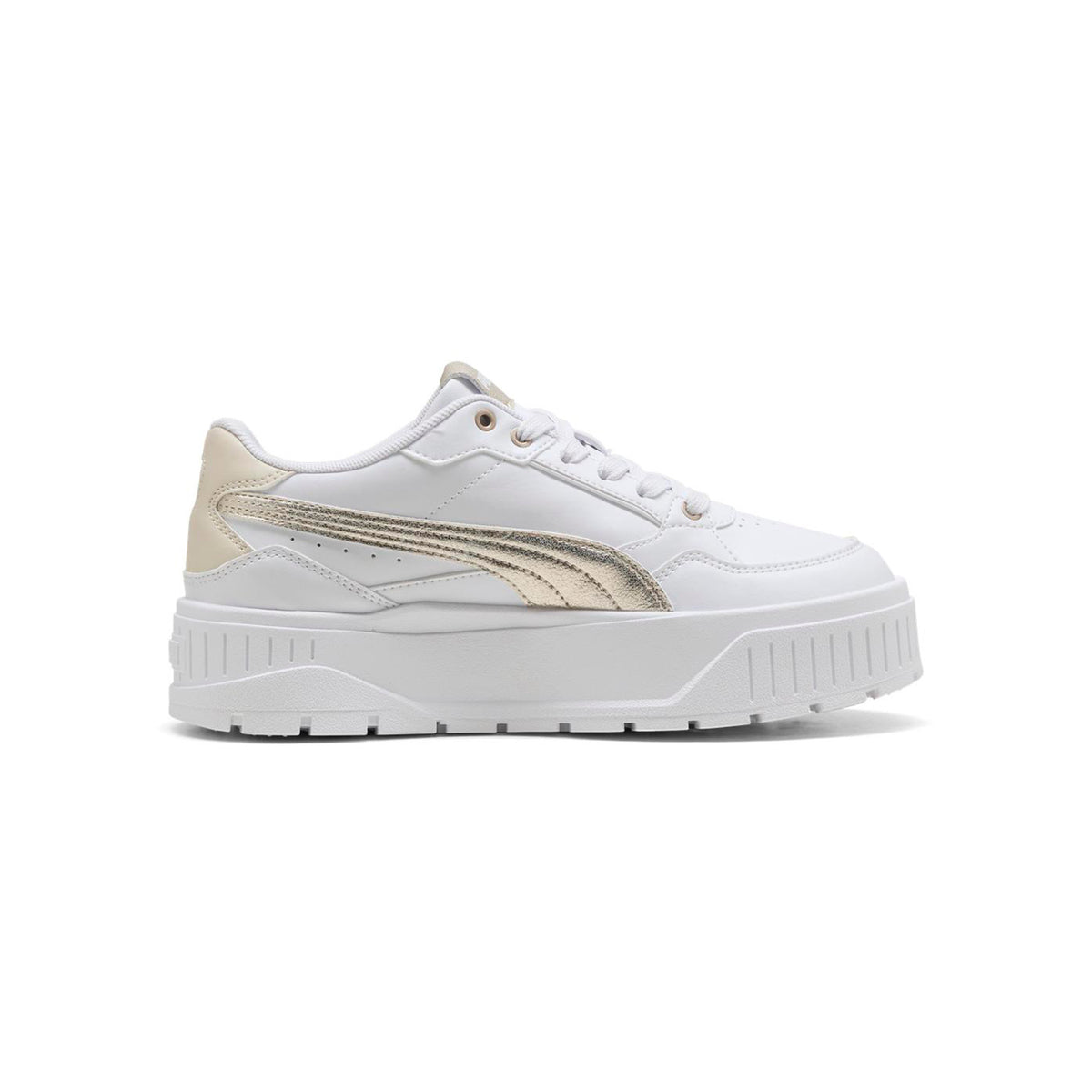 Zapatillas Puma Mujer Karmen II Idol Metallic Blanco