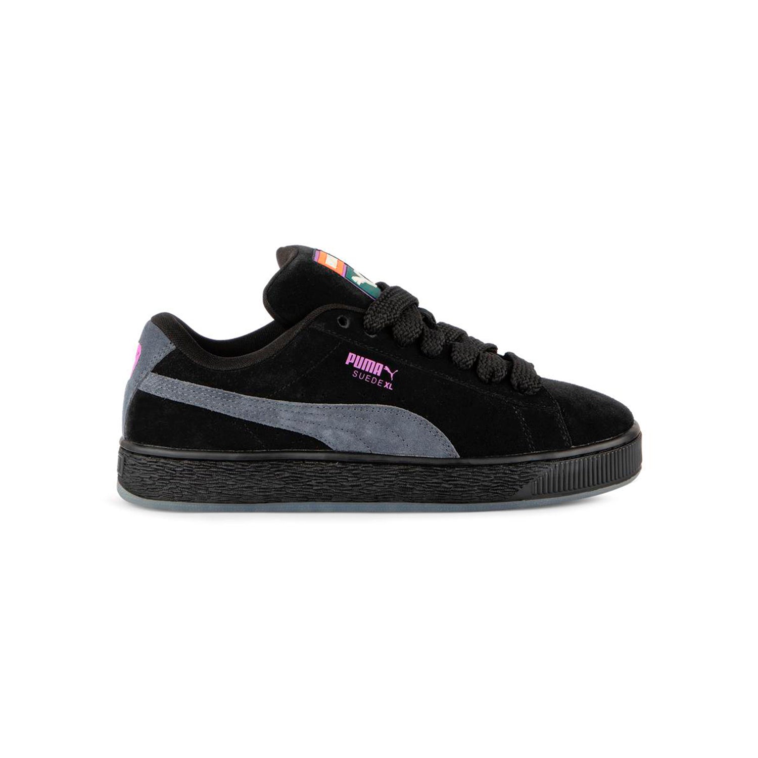 Zapatillas Puma Hombre Suede XL Bold Negro