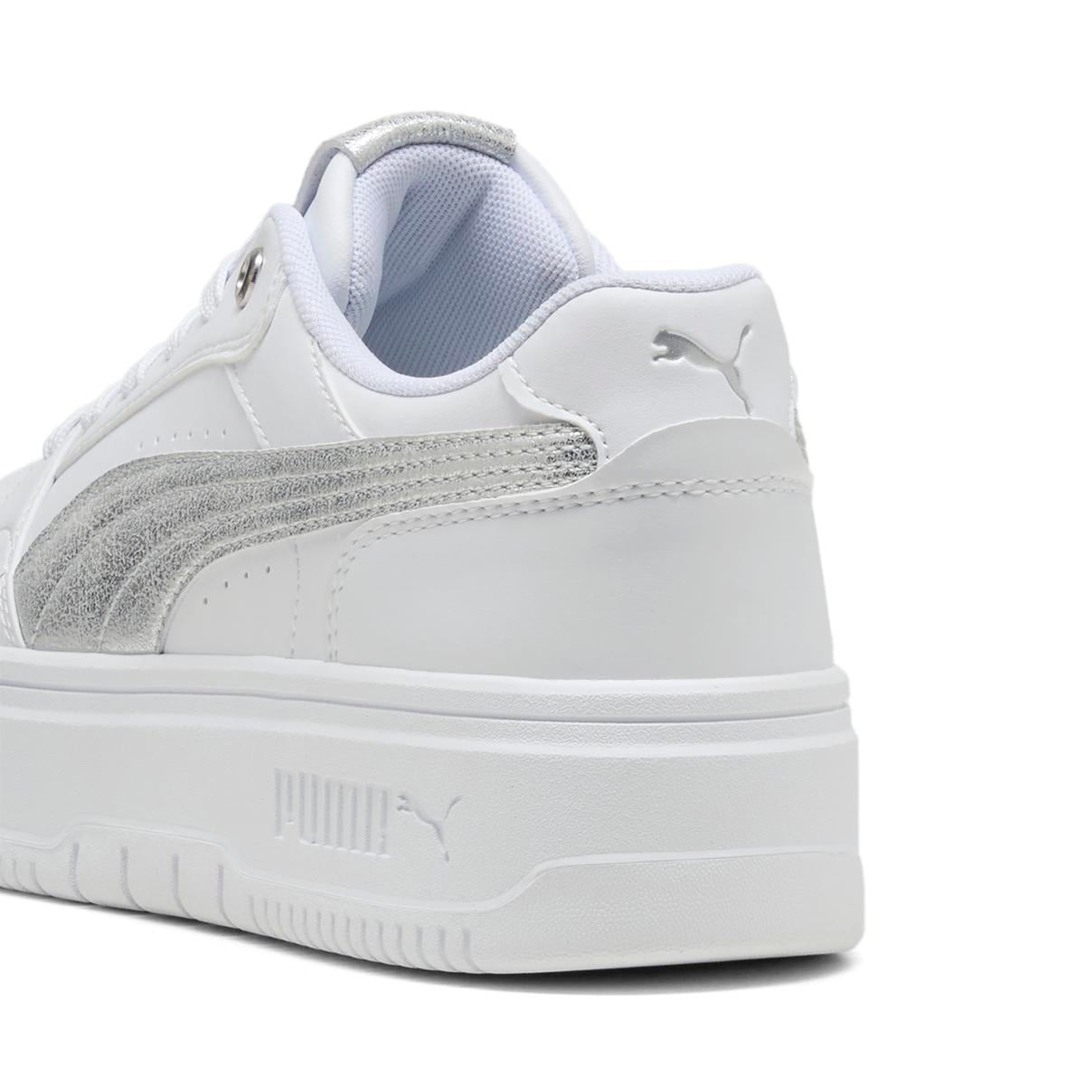 Zapatillas Puma Mujer Rebound Femme Low Metallic Blanco