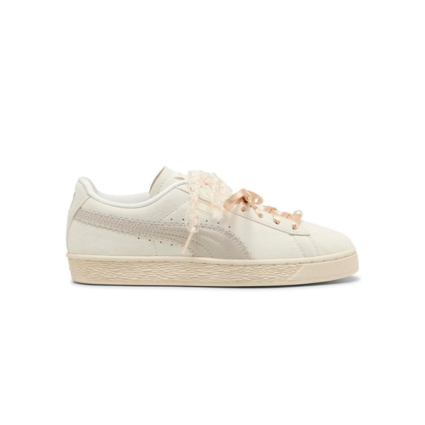 Zapatillas Puma Mujer Suede Bloom Crema