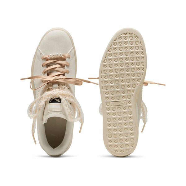 Zapatillas Puma Mujer Suede Bloom Crema