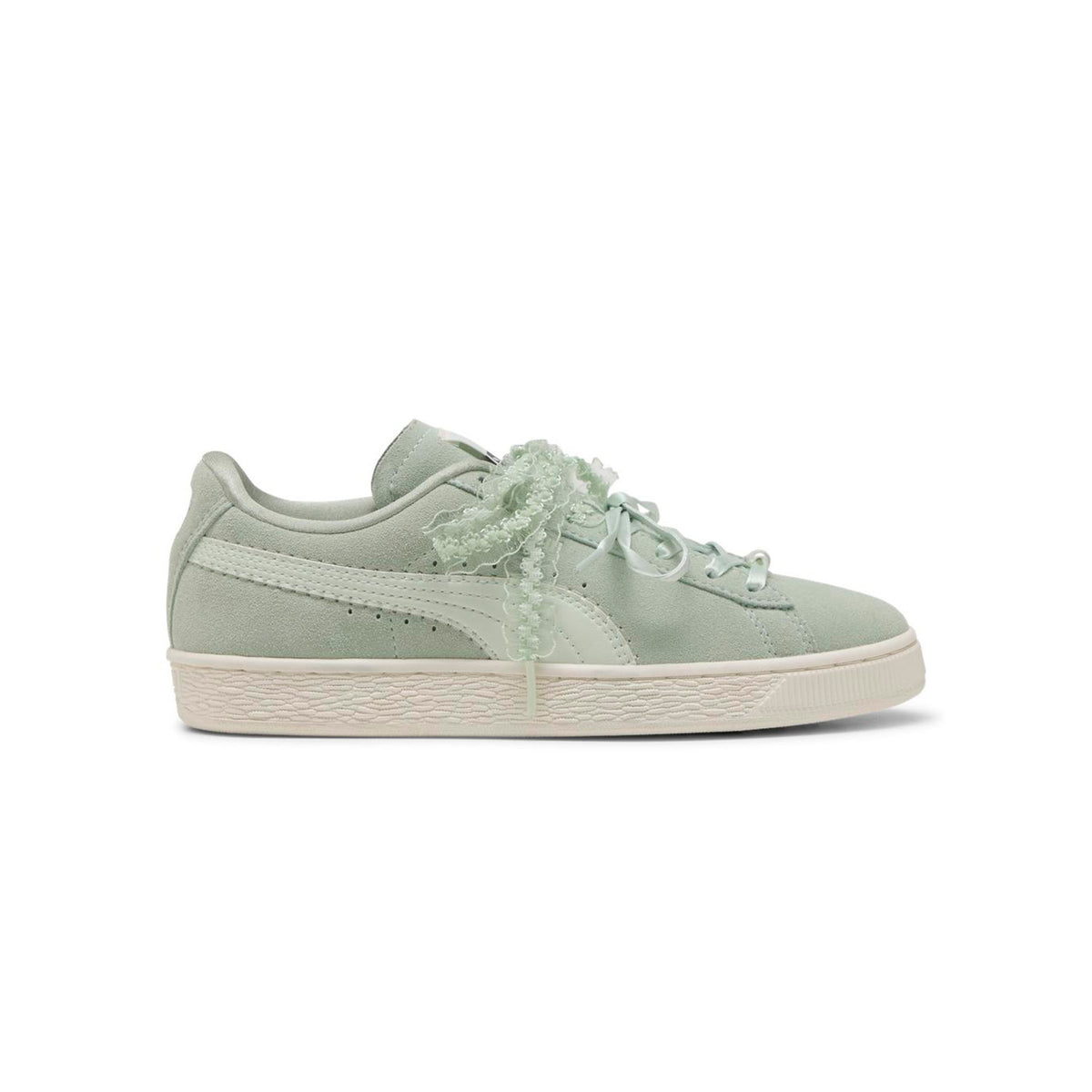 Zapatillas Puma Mujer Suede Bloom Verde