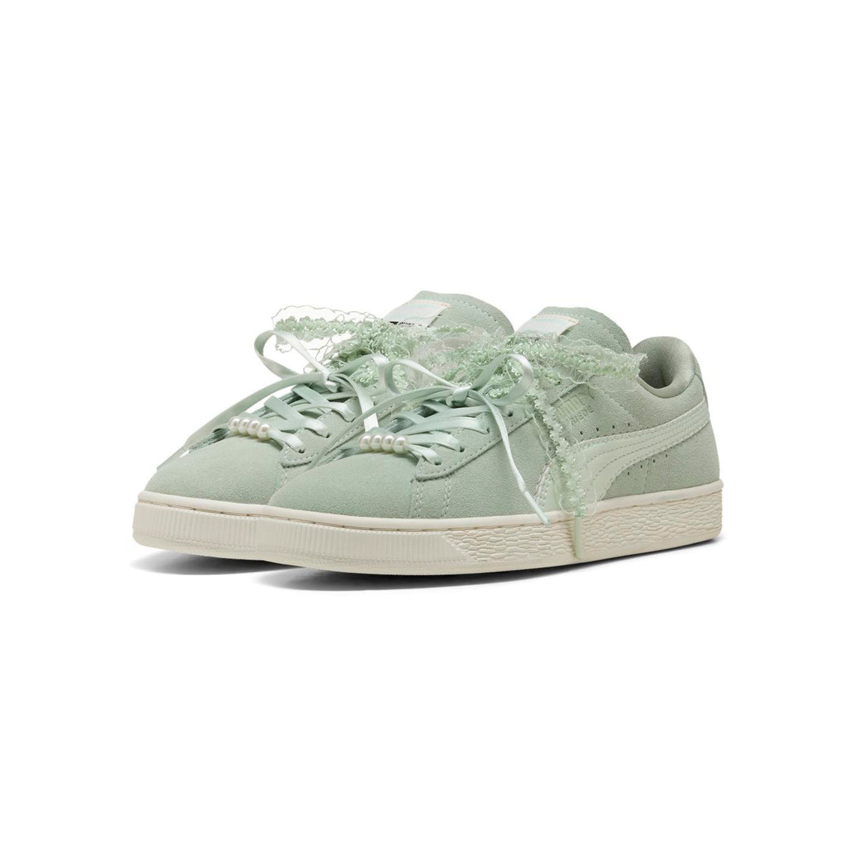 Zapatillas Puma Mujer Suede Bloom Verde
