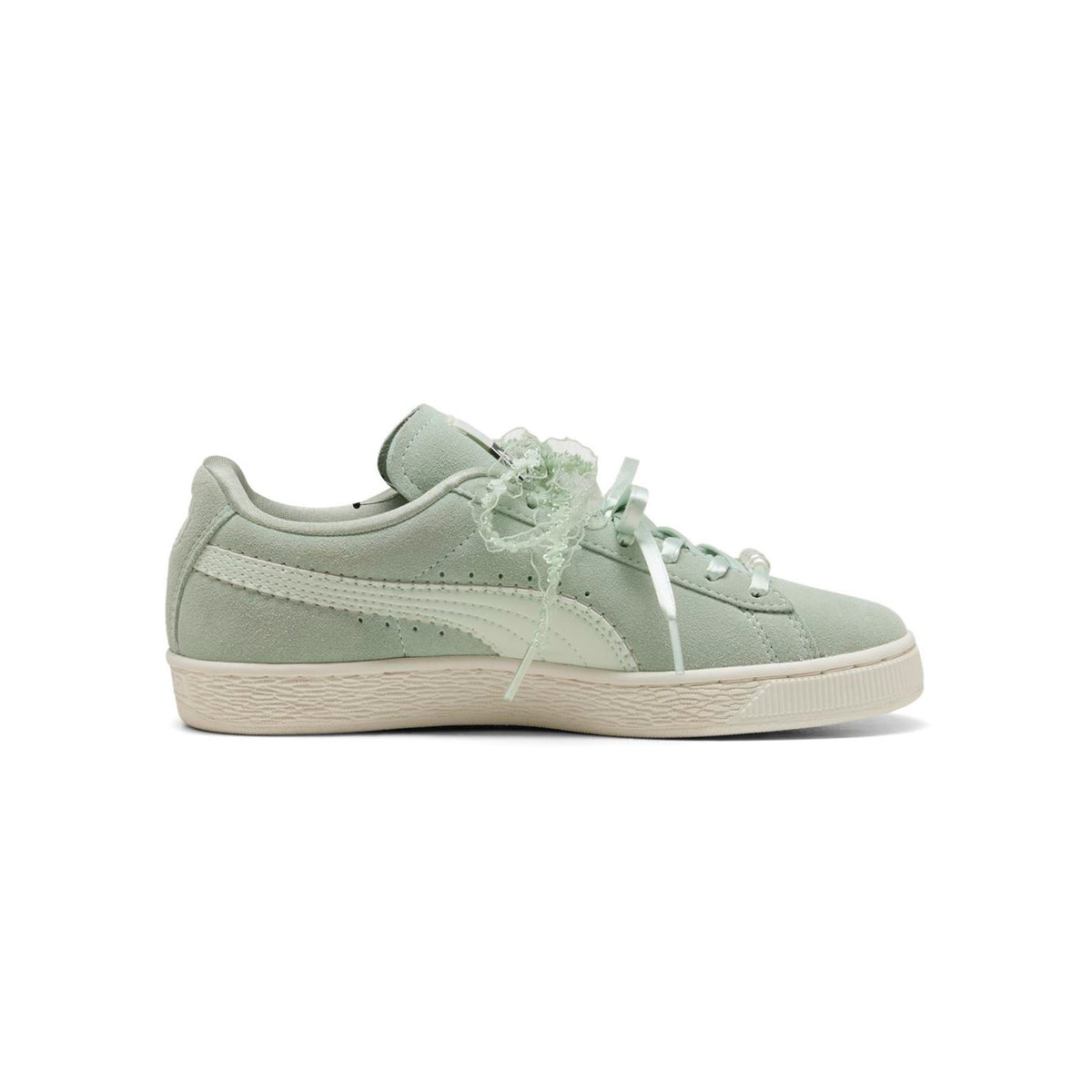 Zapatillas Puma Mujer Suede Bloom Verde
