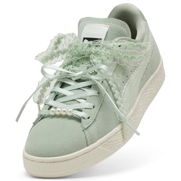 Zapatillas Puma Mujer Suede Bloom Verde