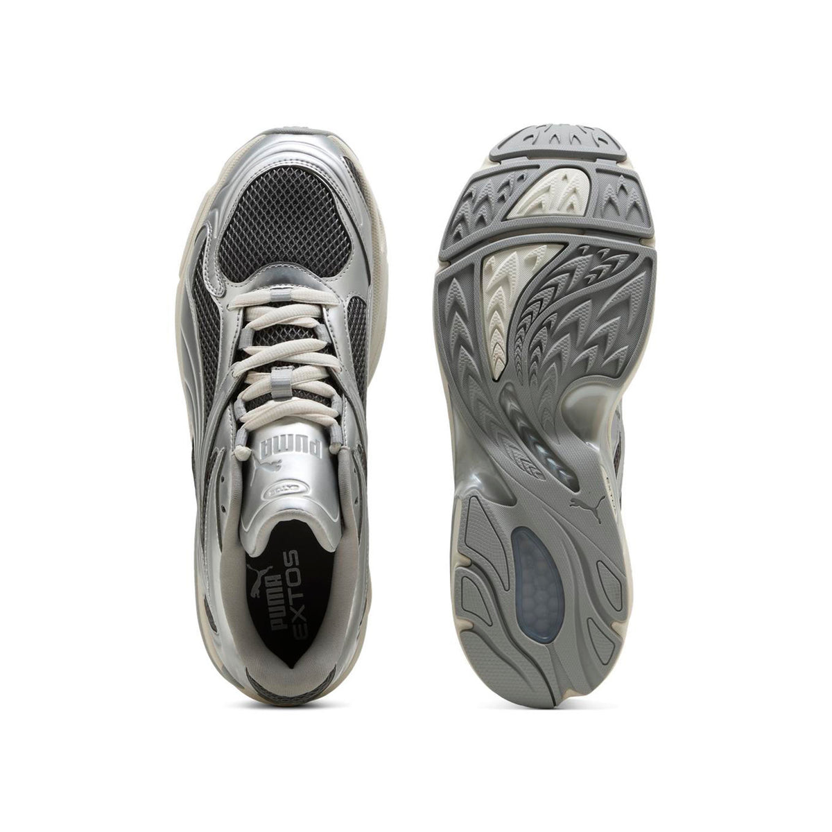 Zapatillas Puma Mujer Extos Plateado