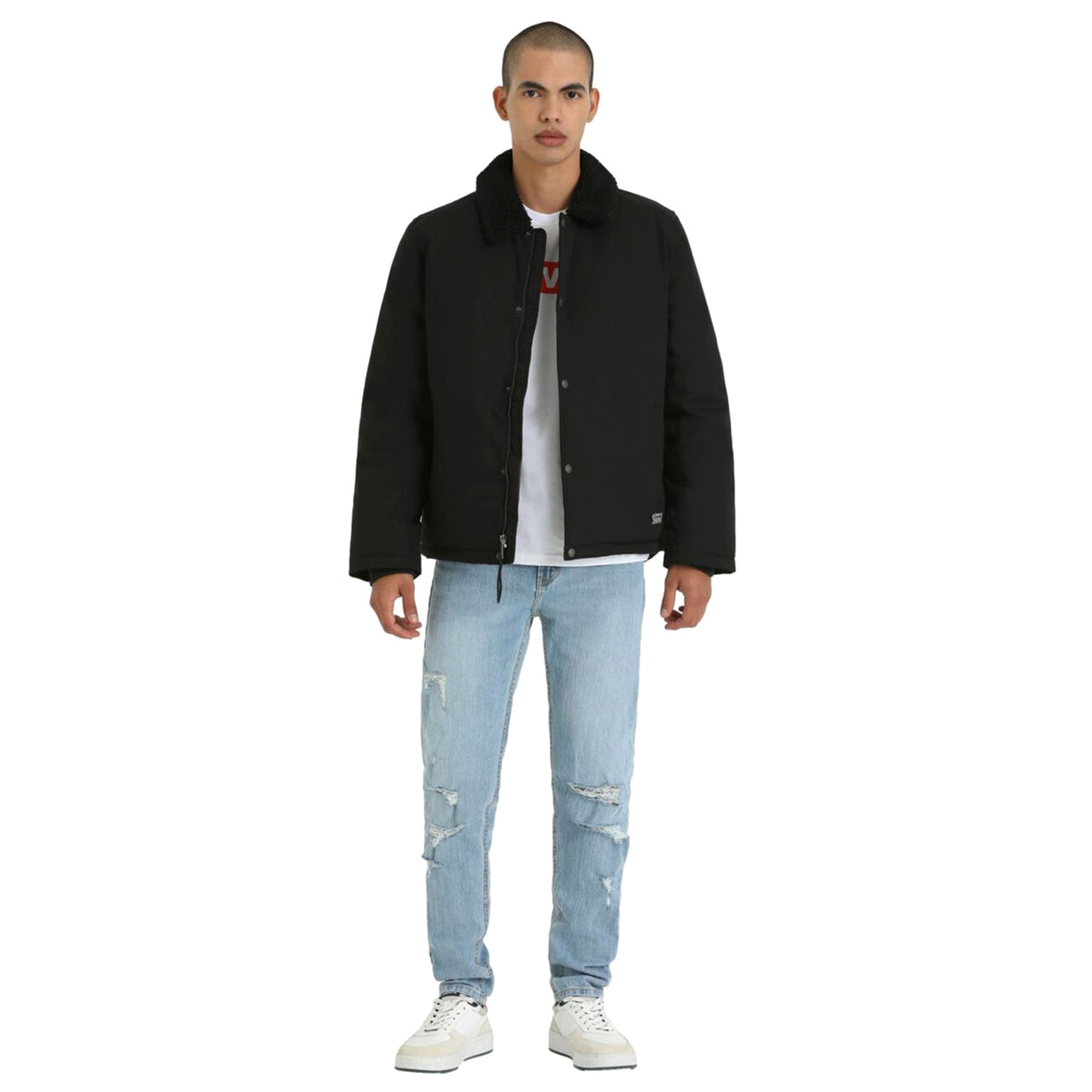Casaca Urbano Hombre Levis Poly/cotton color Marron Tendencia - código 59491-0313