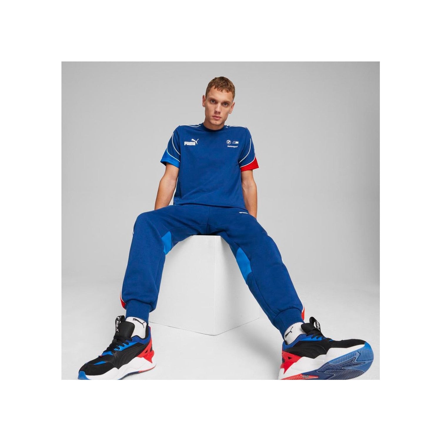 Polos Motorsport Hombre Puma Bmw Mms Mt7+ Tee color Azul Prendas Lifestyle - código 624141 04