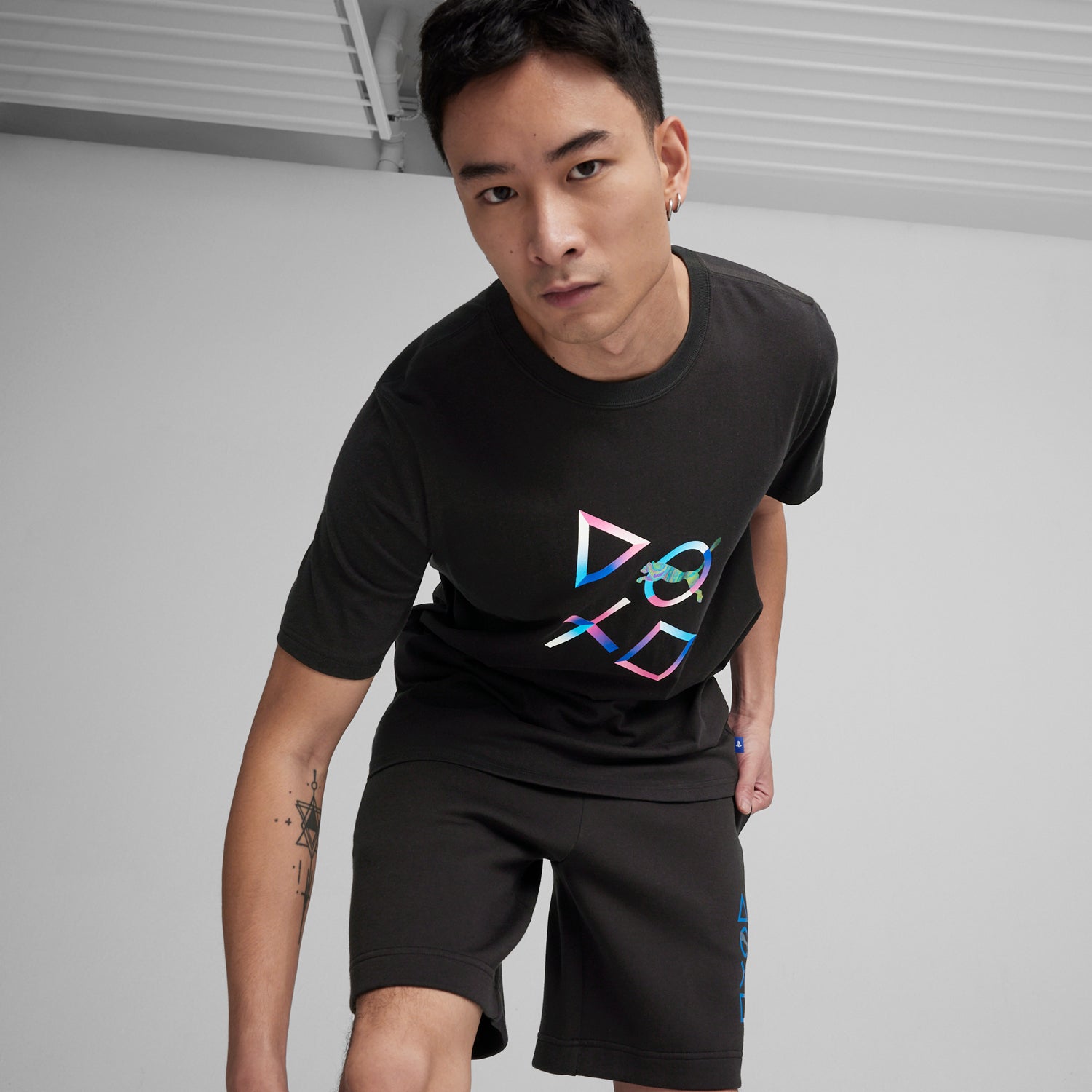 Polo Urbano Hombre Puma X Playstation Graphic Tee - Para uso diario