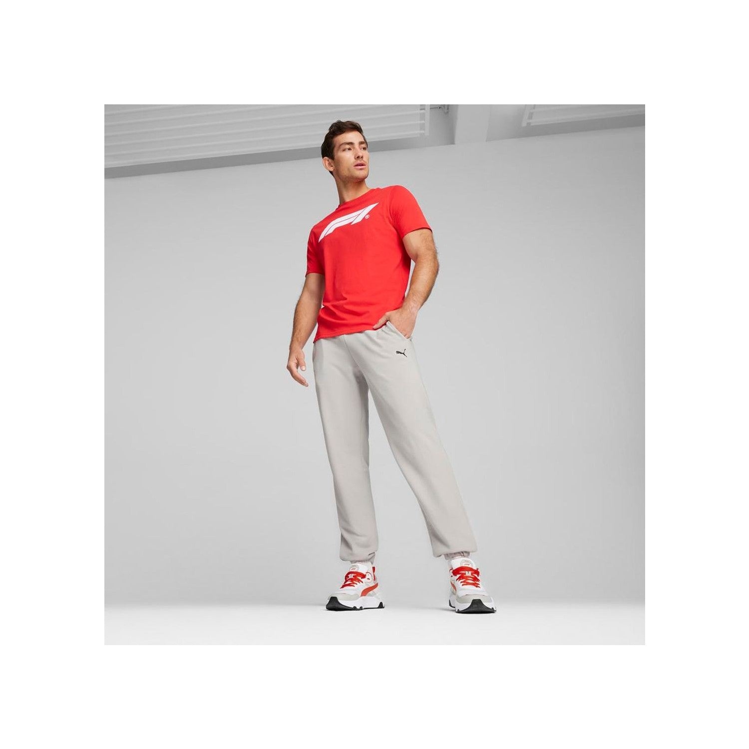 Polos Motorsport Hombre Puma F1 Ess Logo Tee color Rojo Moda Urbana - código 625851 03