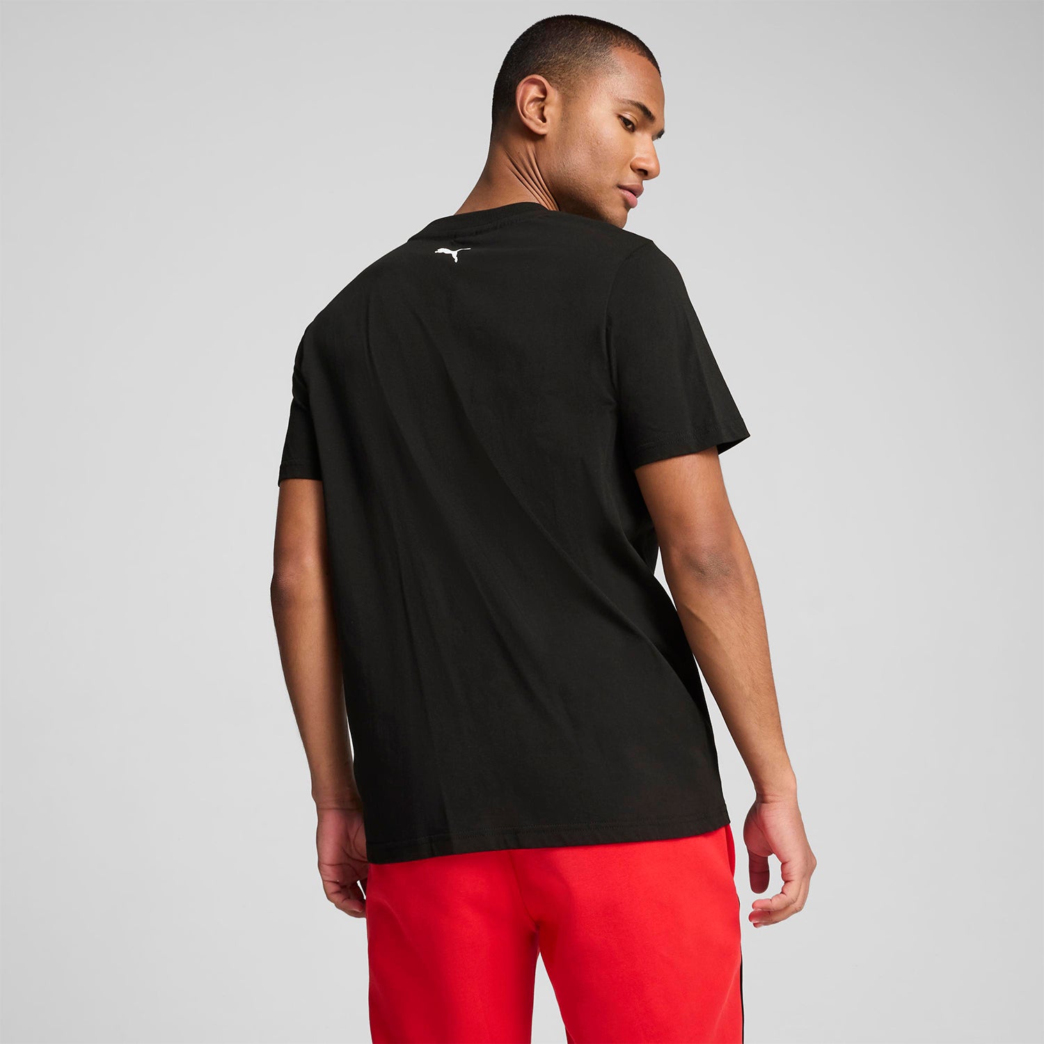 Polo Motorsport Hombre Puma Ferrari Race Graphic Tee color Negro Prendas Lifestyle - código 627052 01