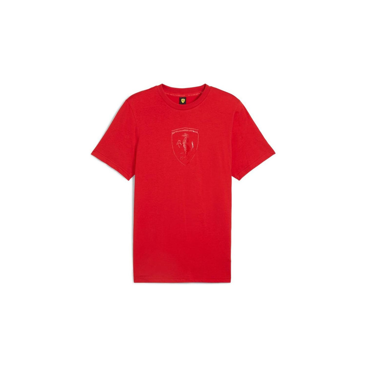 Polos Motorsport Hombre Puma Ferrari Race Tonal Big Shield Tee color Rosado - código 627057 02