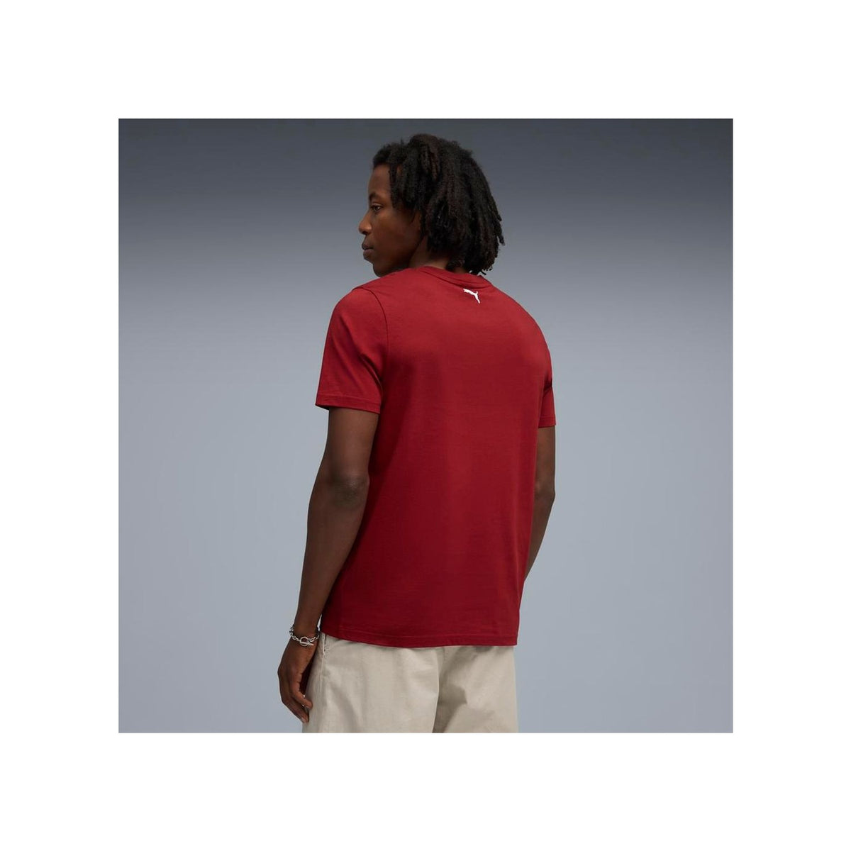Polos Motorsport Hombre Puma Ferrari Race Tonal Big Shield Tee color Morado Moda Urbana - código 627057 05