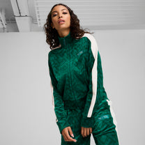 Casaca Urbano Mujer Puma X Squid Game T7 Iconic Track Jacket color Verde Para uso diario - código 627432 86