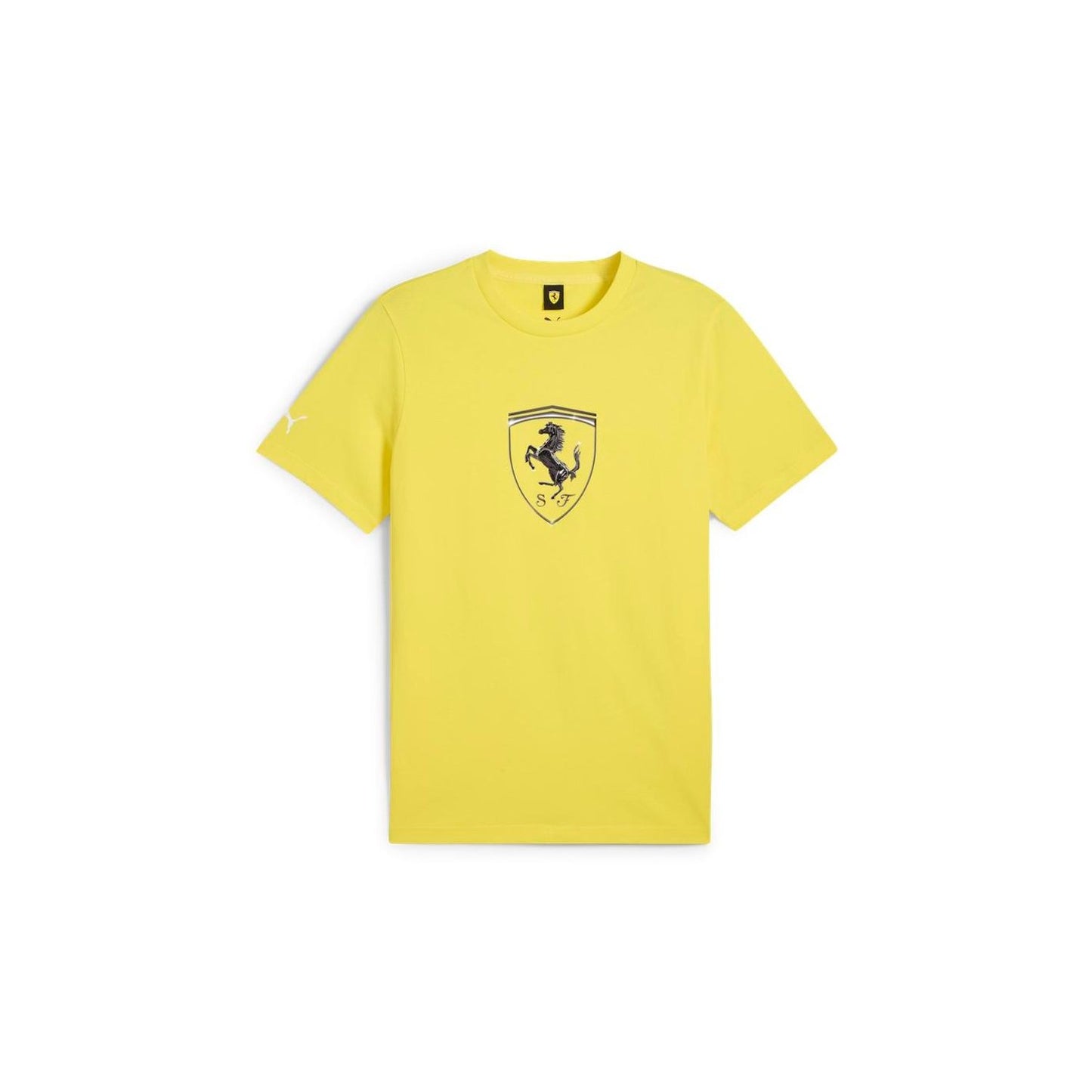 Polos Motorsport Hombre Puma Ferrari Race Tonal Big Shield Tee color Amarillo - código 630189 03
