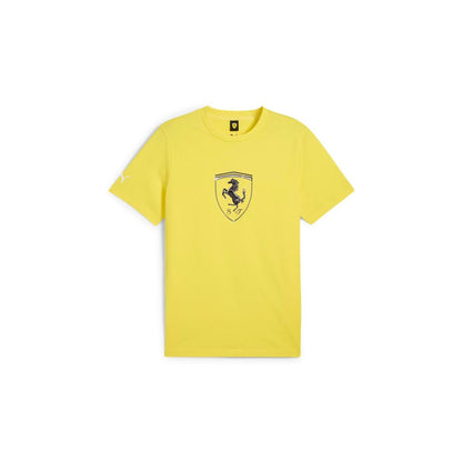 Polos Motorsport Hombre Puma Ferrari Race Tonal Big Shield Tee color Amarillo - código 630189 03