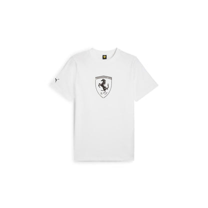 Polos Motorsport Hombre Puma Ferrari Race Tonal Big Shield Tee color Blanco - código 630189 04
