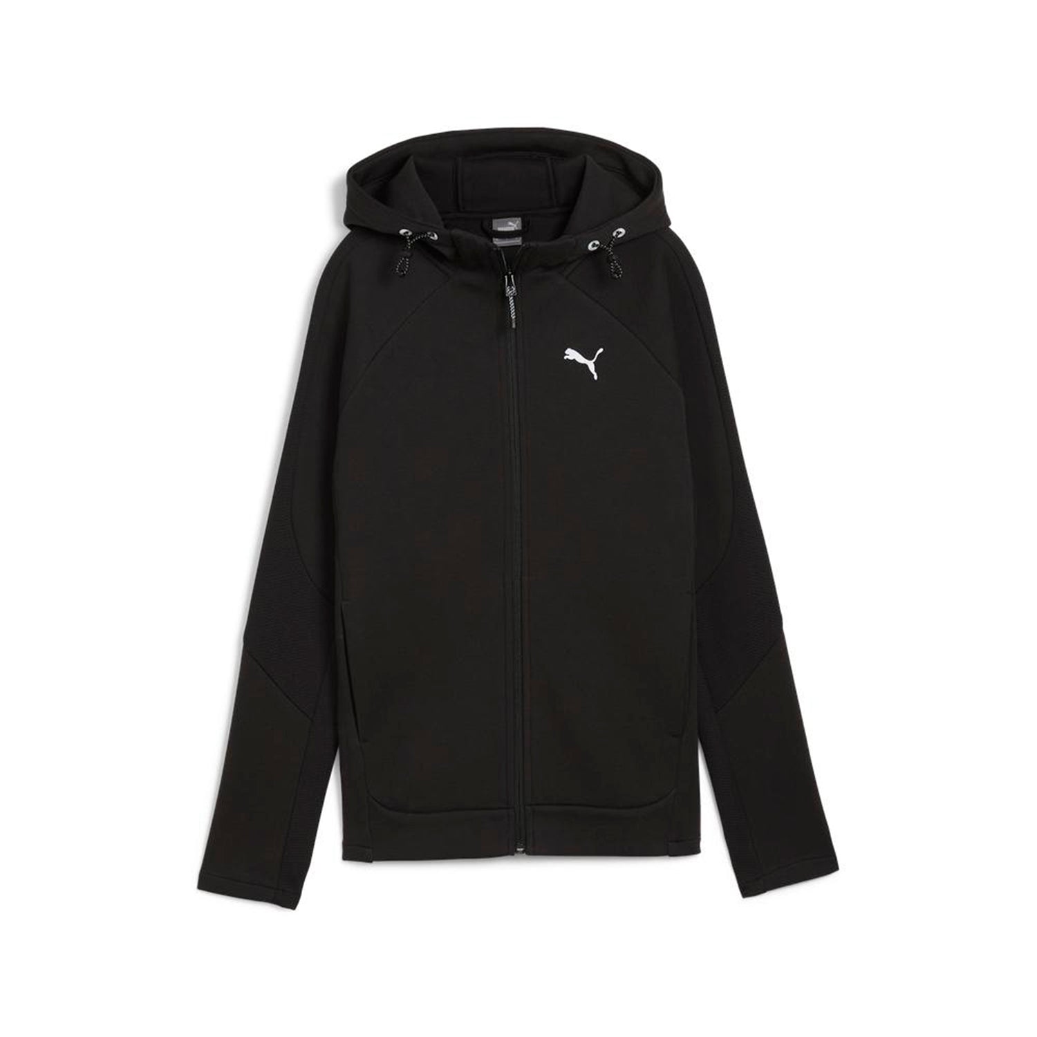 Polera Puma Mujer Evostripe Full-Zip Hoodie Negro