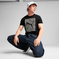 Polo Urbano Hombre Puma Graphics Puma Wording Tee color Negro Prendas Lifestyle - código 684825 01