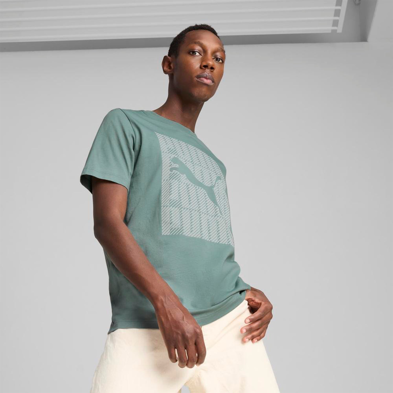 Polo Urbano Hombre Puma Graphics Puma Wording Tee - Para uso diario