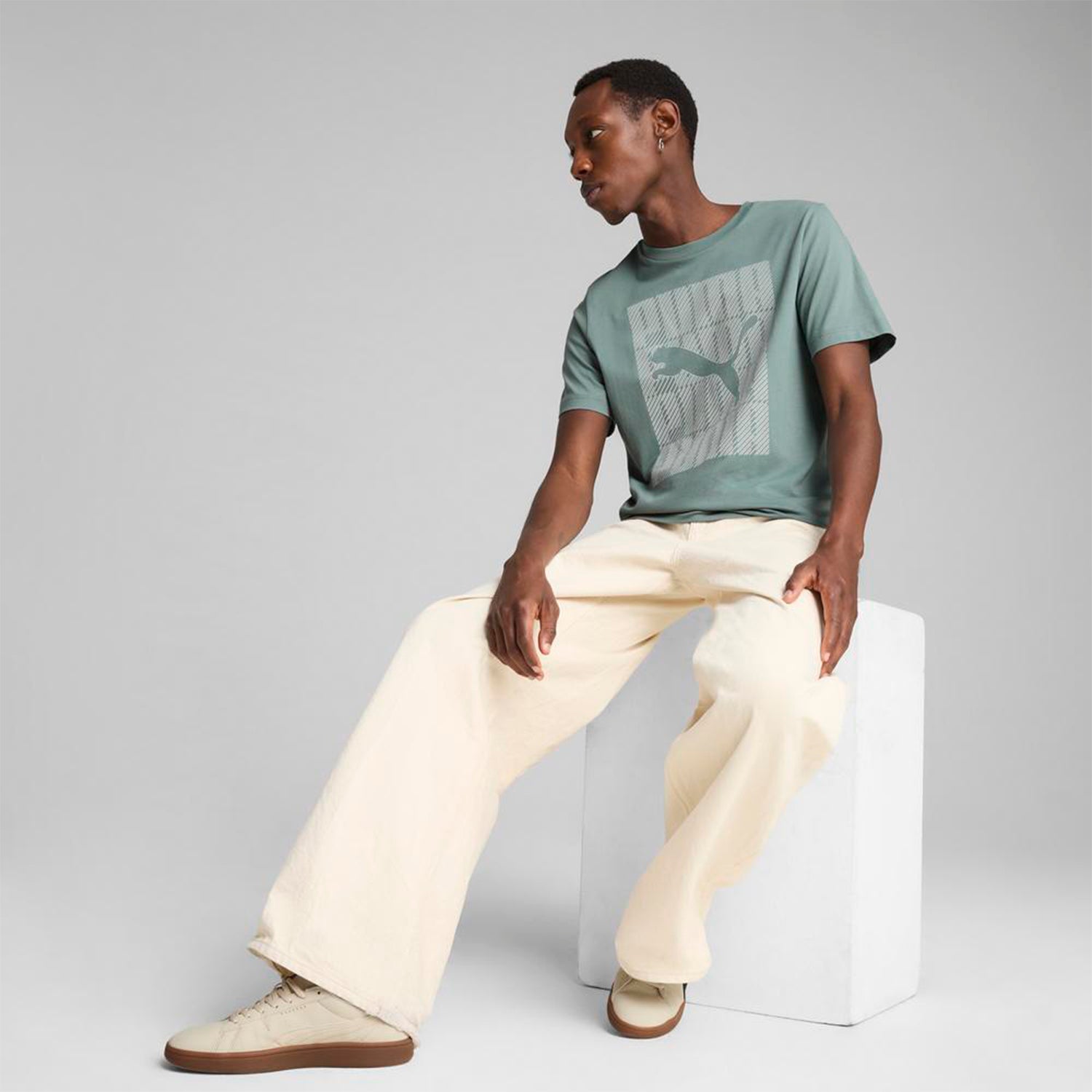 Polo Urbano Hombre Puma Graphics Puma Wording Tee - Prendas Lifestyle