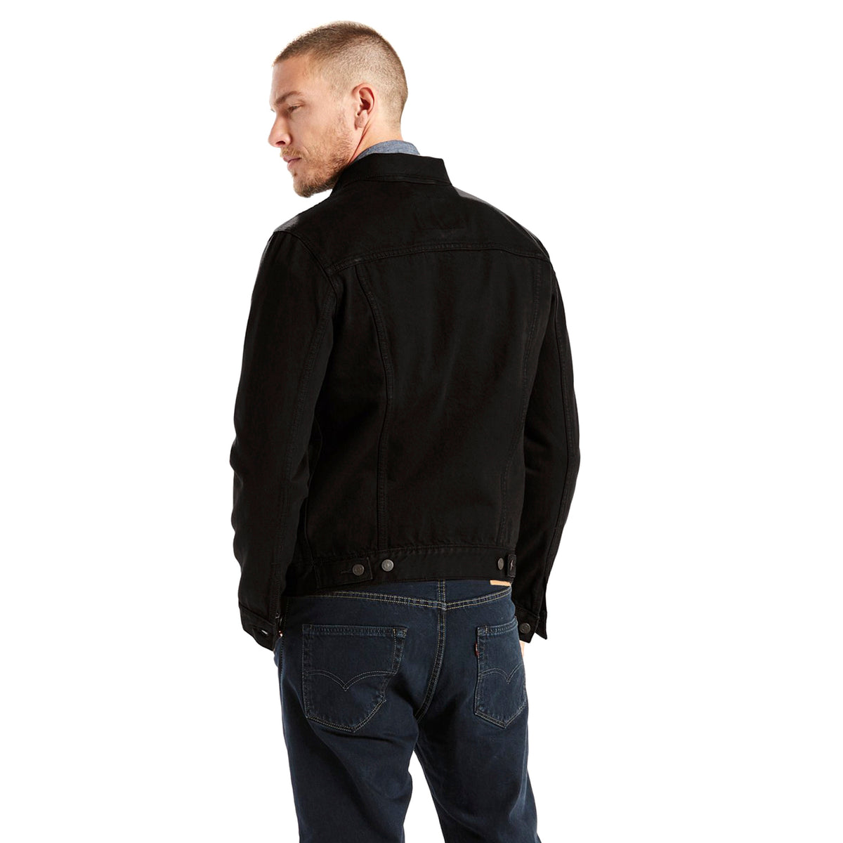 Casaca Urbano Hombre Levis The Trucker Jacket color Negro Tendencia - código 72334-0223