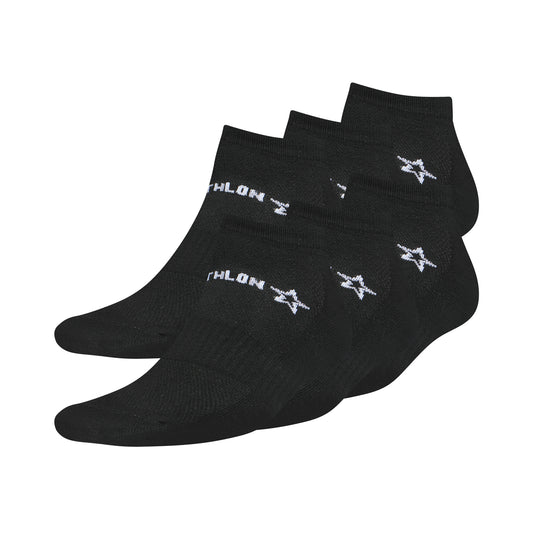 Medias Urbano Hombre Triathlon Pack6 Full Negro