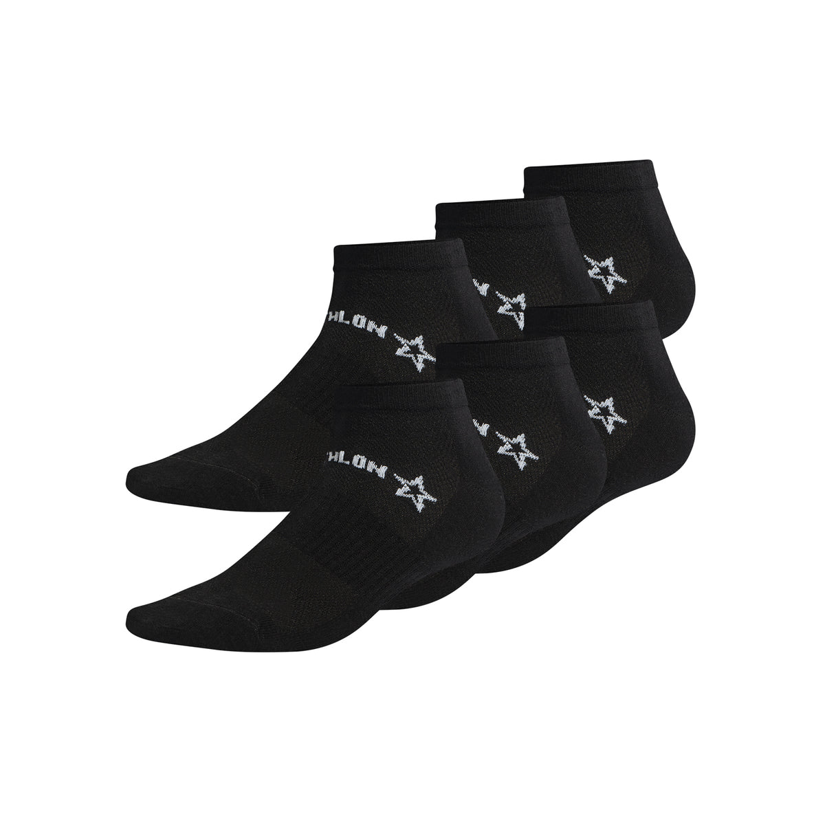 Medias Urbano Mujer Triathlon Pack6 Full Negro