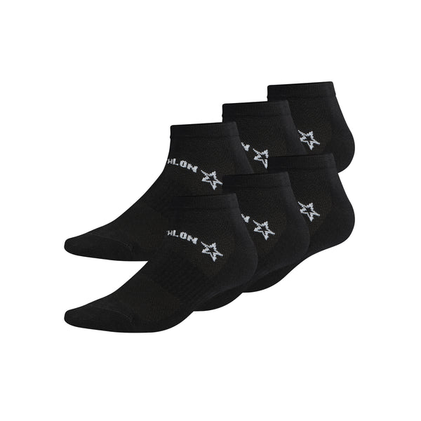 Medias Urbano Mujer Triathlon Pack6 Full Negro