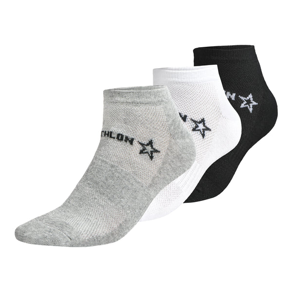 Medias Urbano Mujer Triathlon Pack3 Tricolor
