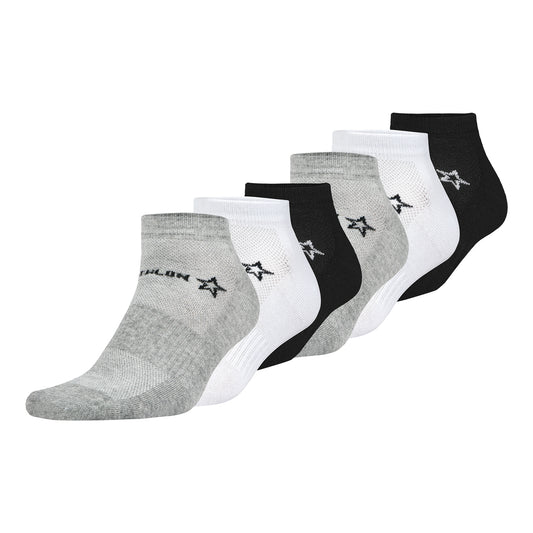 Medias Urbano Hombre Triathlon Pack6 Tricolor