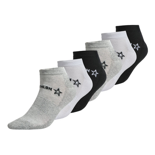 Medias Urbano Mujer Triathlon Pack6 Tricolor