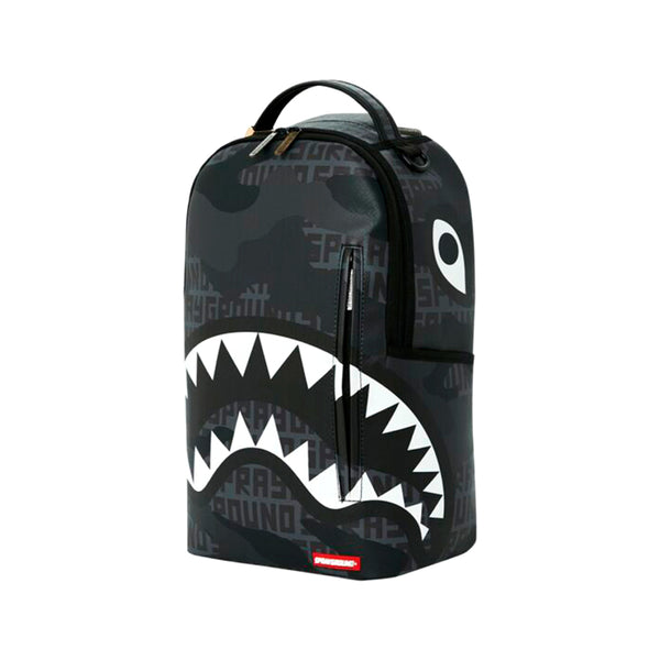 Mochila Urbano Unisex Sprayground Camo Infinity Black