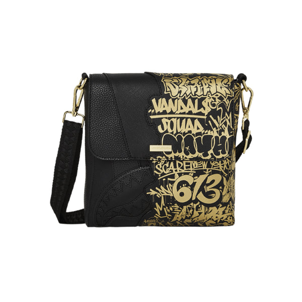 Bolso Urbano Unisex Sprayground Bolso Cruzado Half Graff Gold