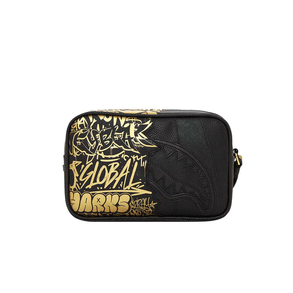 Neceser Urbano Unisex Sprayground Neceser Half Graff Gold