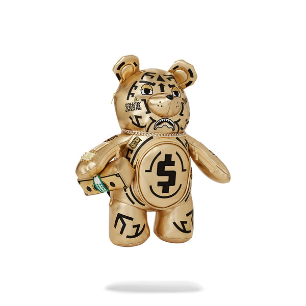 Mochila Urbano Unisex Sprayground Ai Tribal Gold Medium Moneybear