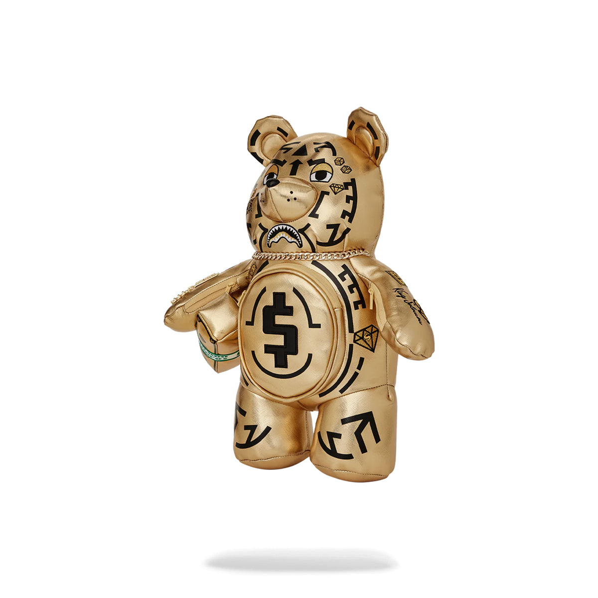 Mochila Urbano Unisex Sprayground Ai Tribal Gold Medium Moneybear