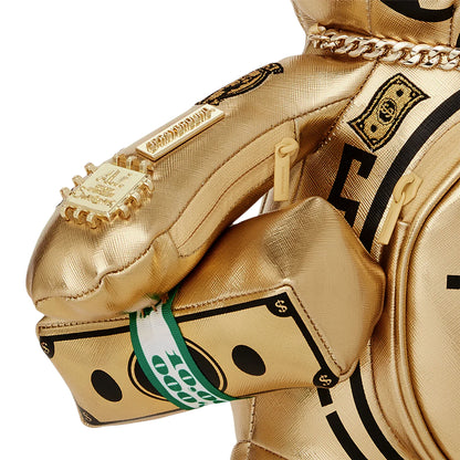 Mochila Urbano Unisex Sprayground Ai Tribal Gold Medium Moneybear