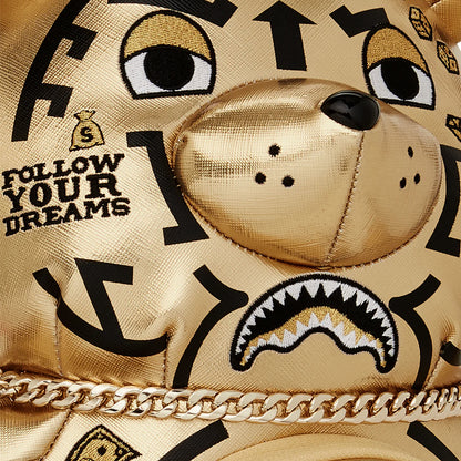 Mochila Urbano Unisex Sprayground Ai Tribal Gold Medium Moneybear