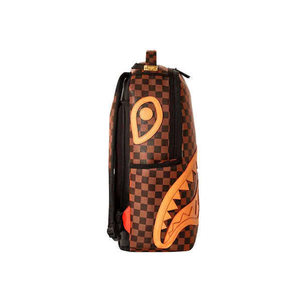Mochila Urbano Unisex Sprayground Henny Sharks In Paris Brown