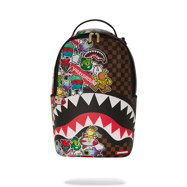 Mochila Urbano Unisex Sprayground Mochila Sharks In Stickers Dlxsv