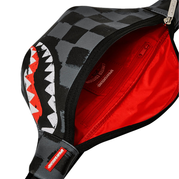 Canguro Urbano Unisex Sprayground Cangurera Sharks In Paris Paint Grey Savvy