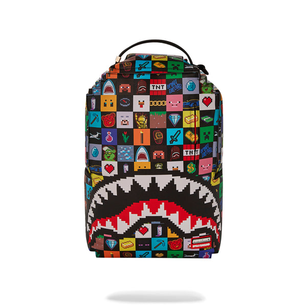 Mochila Urbano Unisex Sprayground Mochila Minecraft Checks Dlx