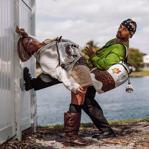 Mochila Urbano Unisex Sprayground Mochila Dlxsv Paris Patch Check