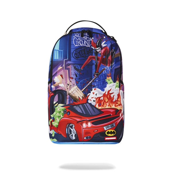 Mochila Urbano Unisex Sprayground Dc Harley Car Smash Dlxsr