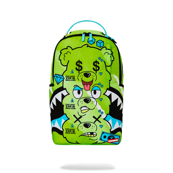 Mochila Urbano Unisex Sprayground Mochila Triple Bear Green Dlxsr