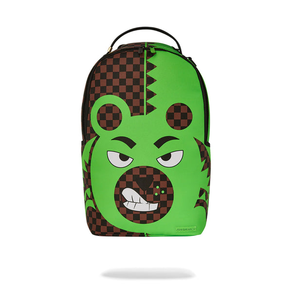 Mochila Urbano Unisex Sprayground Mochila Dlxsv Green Money Bear Split